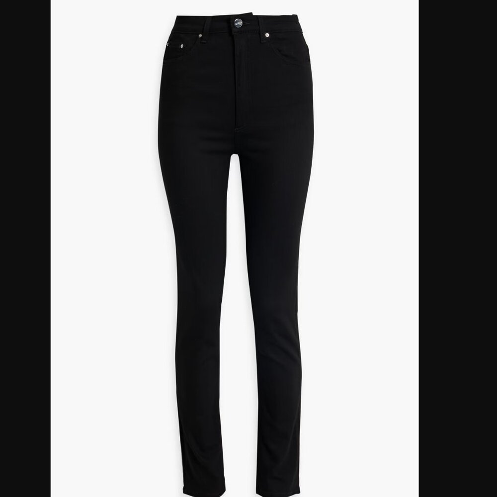 Toteme Black High Rise Slim Fit Jeans - size 28 x 32 - US Size 4 - runs small